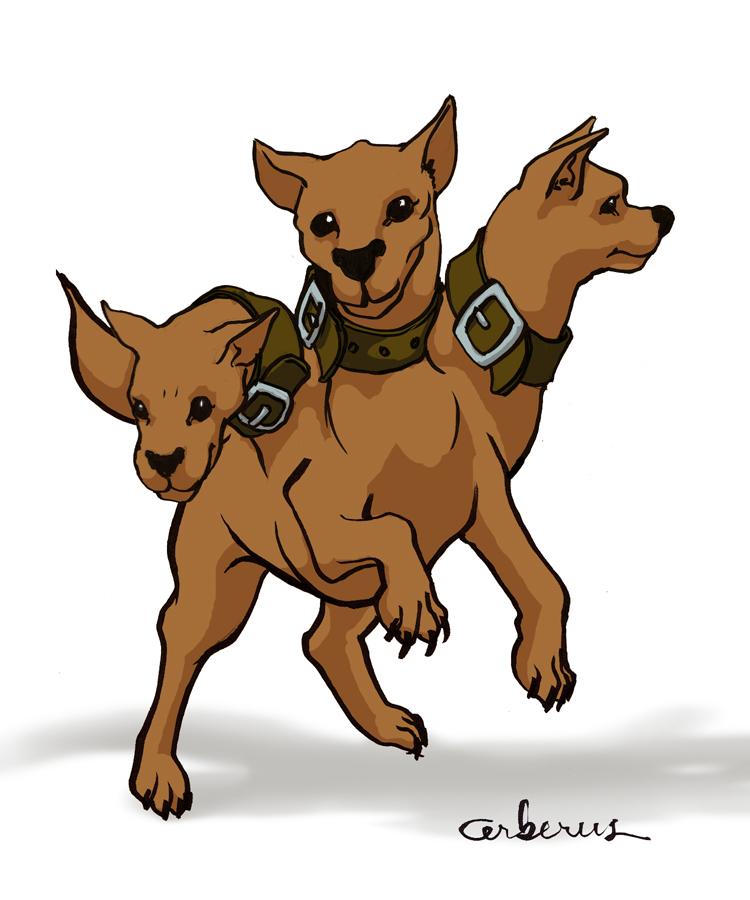 Three-Headed Cerberus Dog concept